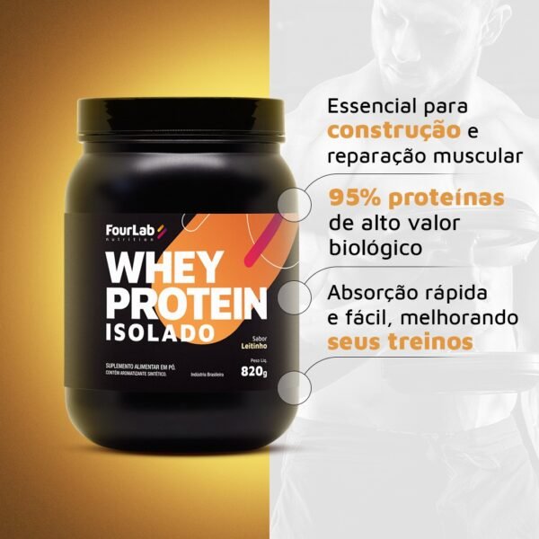 Whey Protein ISOLADO 820g - Image 3
